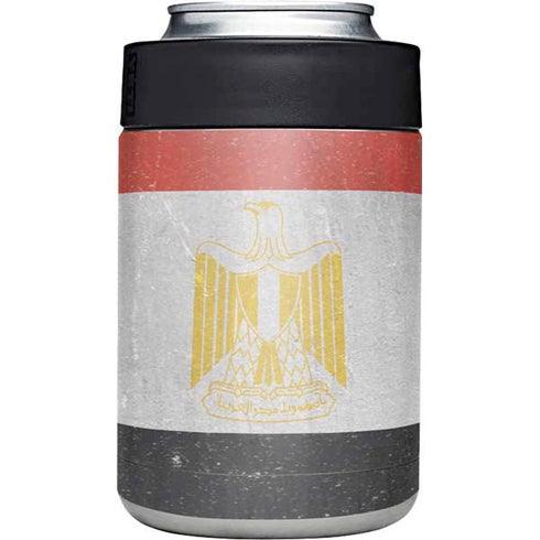 Egyptian Flag Distressed Yeti Colster Can Insulator  Skin
